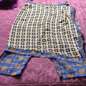 New Zara Silk Sarong pant skirt